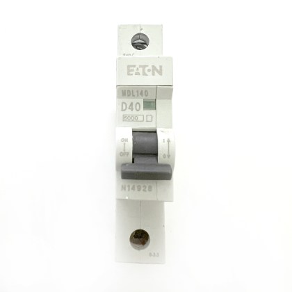 Eaton MDL140 D40 40A 40 Amp MCB Circuit Breaker Type D